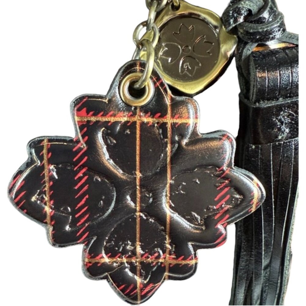 Patricia Nash Leather Tartan Melrose Bucket Shoulder Bag - New - Picture 5 of 11